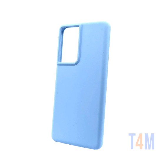 Funda de Silicona para Samsung Galaxy S21 Ultra Azul